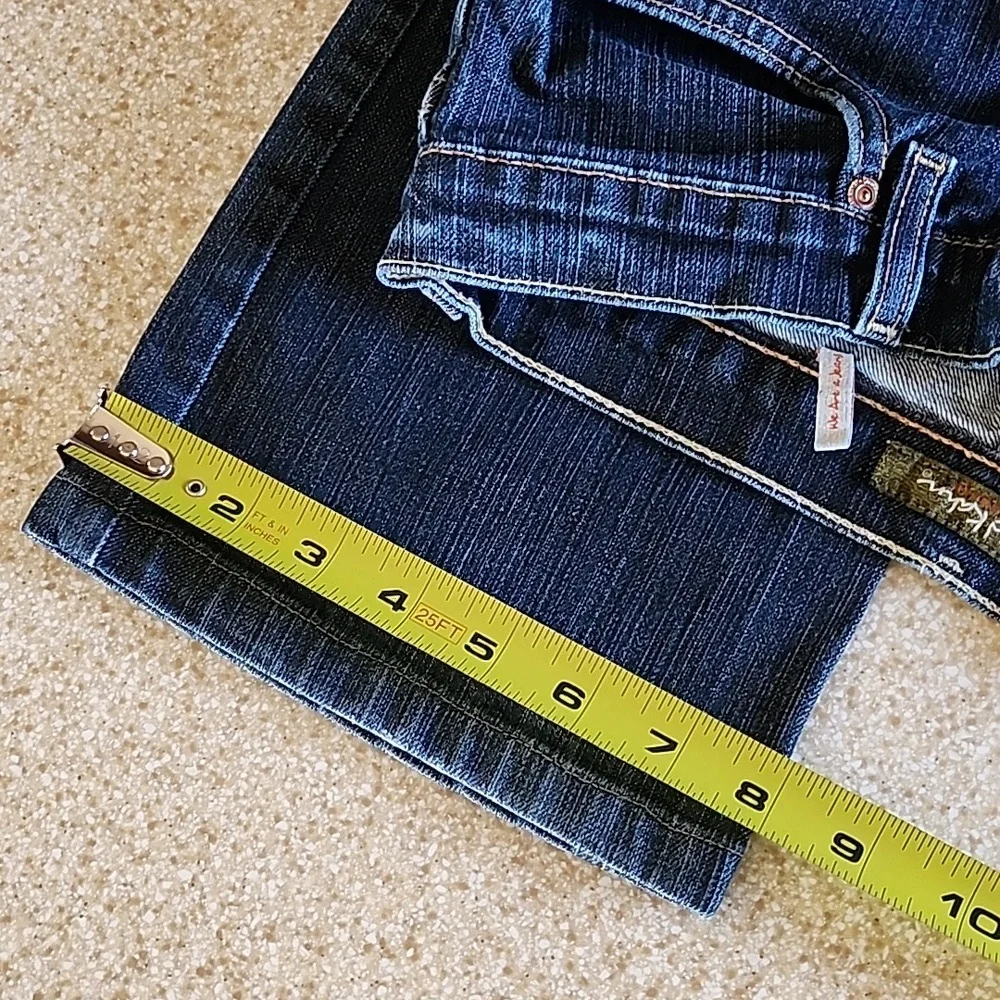 David Kahn Lauren Dark Wash Straight Leg Size 4 - Picture 10 of 14